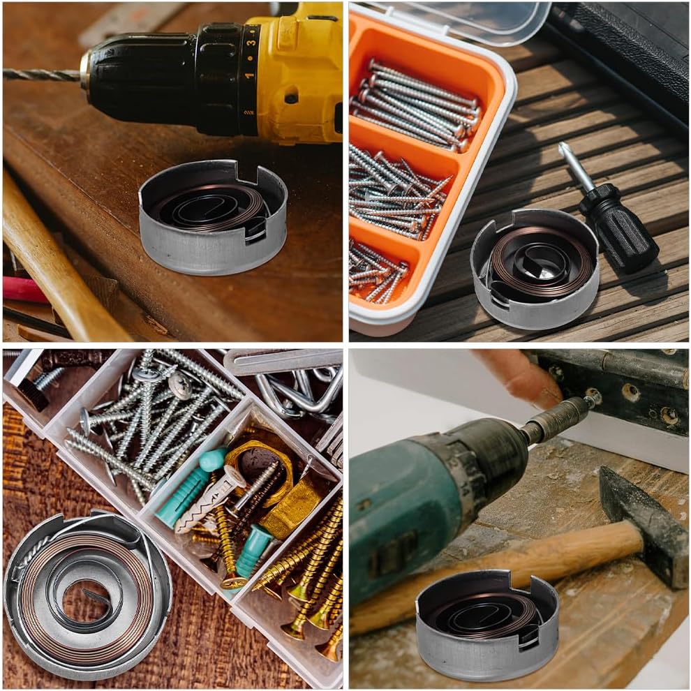 ARTIBETTER Durable Drill Press Quill Feed Return Coil Spring with Precision Design and Wear-Resistant Blackening Finish