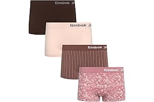 Seamless Boyshort Underwear for Women (4-Pack)