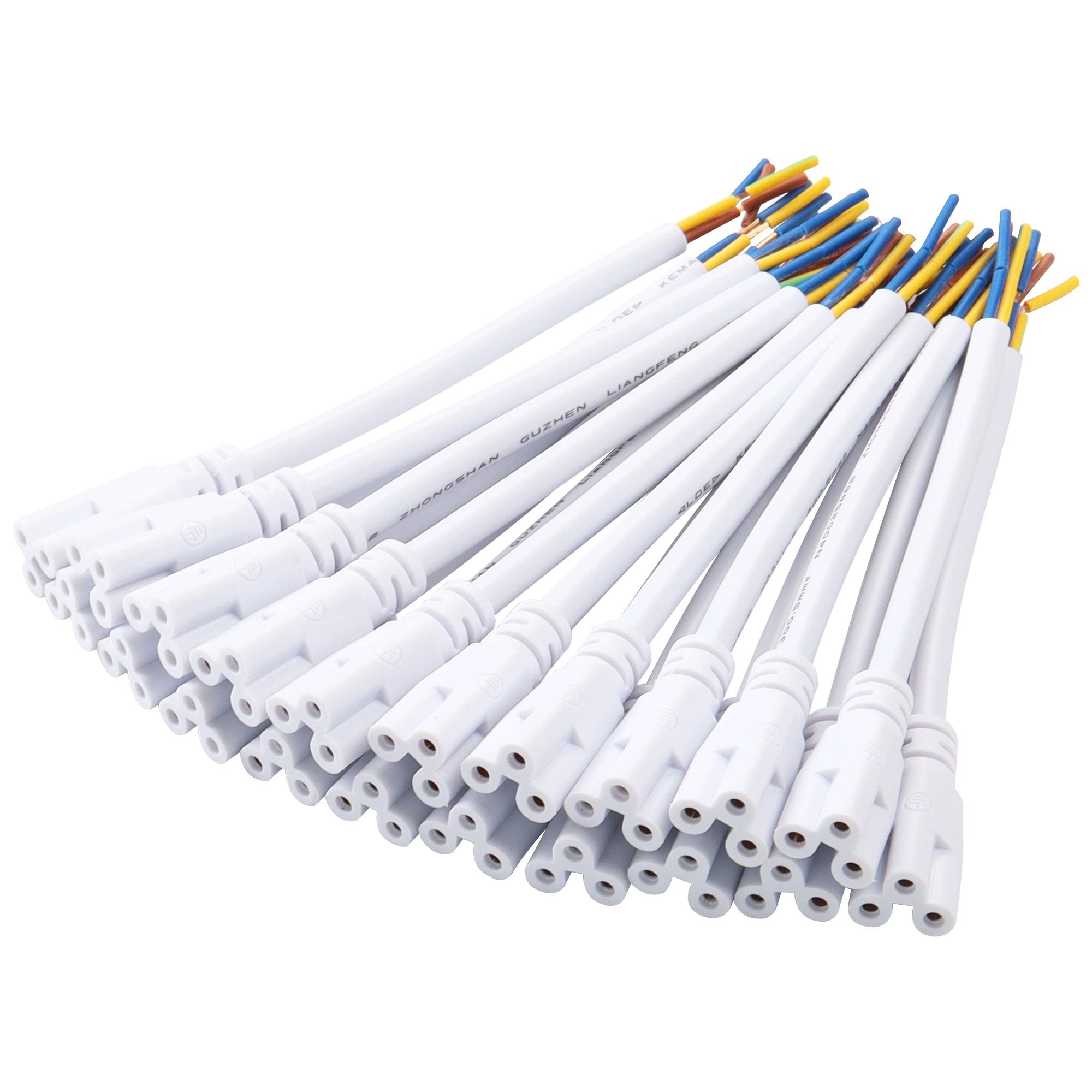 SinLon 20Pcs T5 T8 Connector Cable Cord Wire,T5 T8 Integrated LED Light Tube Single end Connector cable-15cm