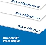 Hammermill A4 Paper, 20 lb Copy Paper (210mm x 297mm) - 1 Ream (500 Sheets) - 92 Bright, Made in the USA