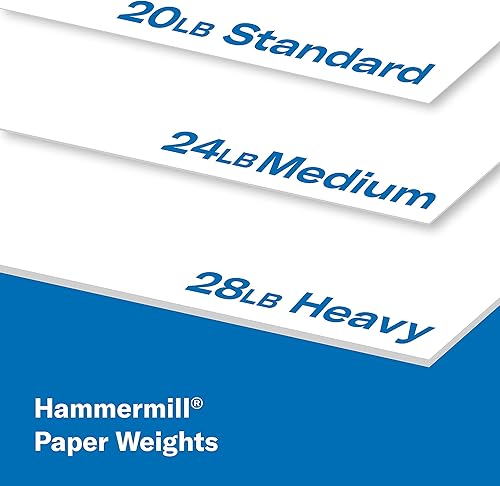 Vista 63 de Hammermill - Papel para impresora y copias (20 libras), de 8.5 x 11 pulgadas (1 resma de 500 hojas)