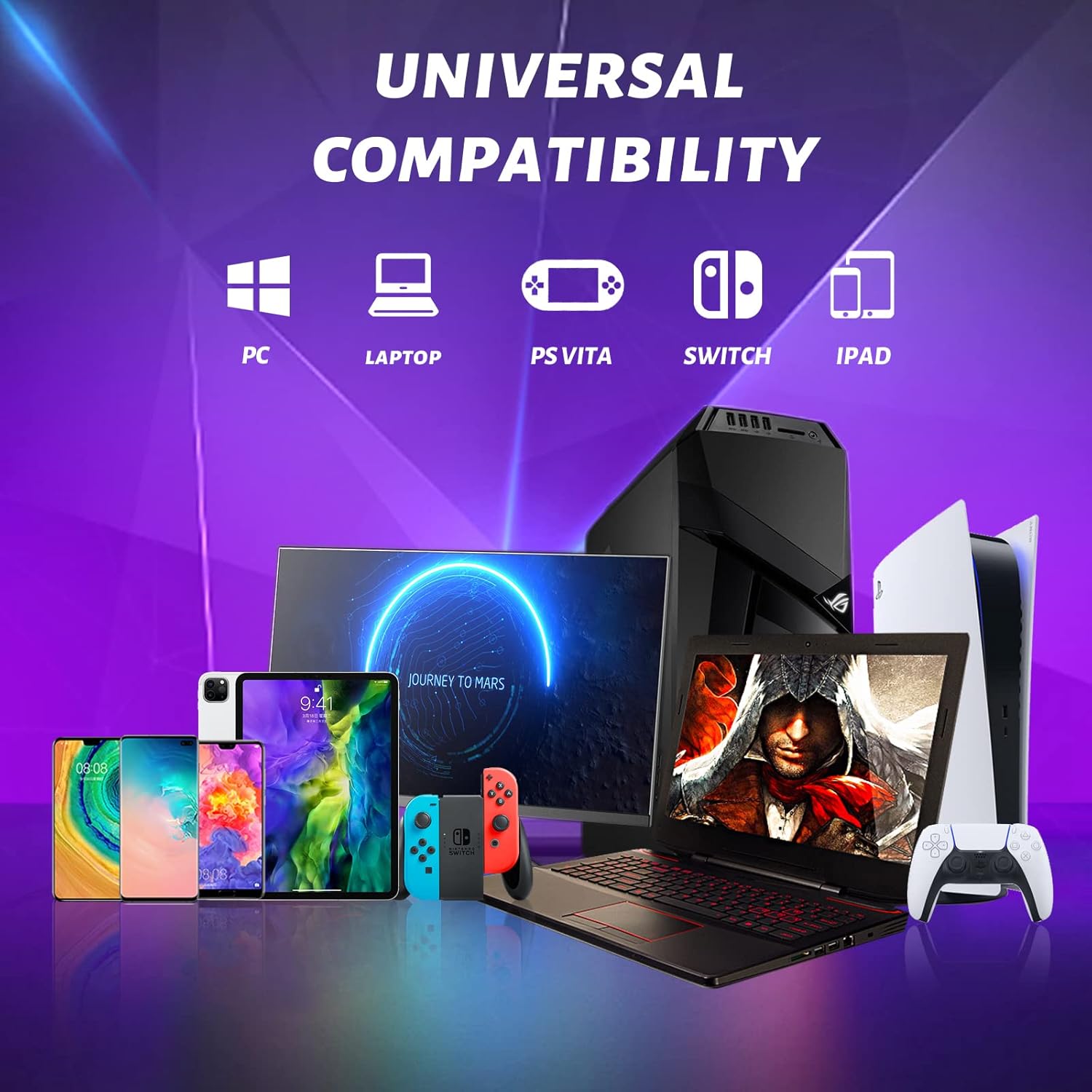 Edifier G4s Wireless Noise Cancelling Gaming Headset 15ms Ultra-Low Latency Headphones with Microphone 5.3 Bluetooth Gaming Headset 46 Hour Battery Life Gaming Headset for PC PlayStation Switch Phone