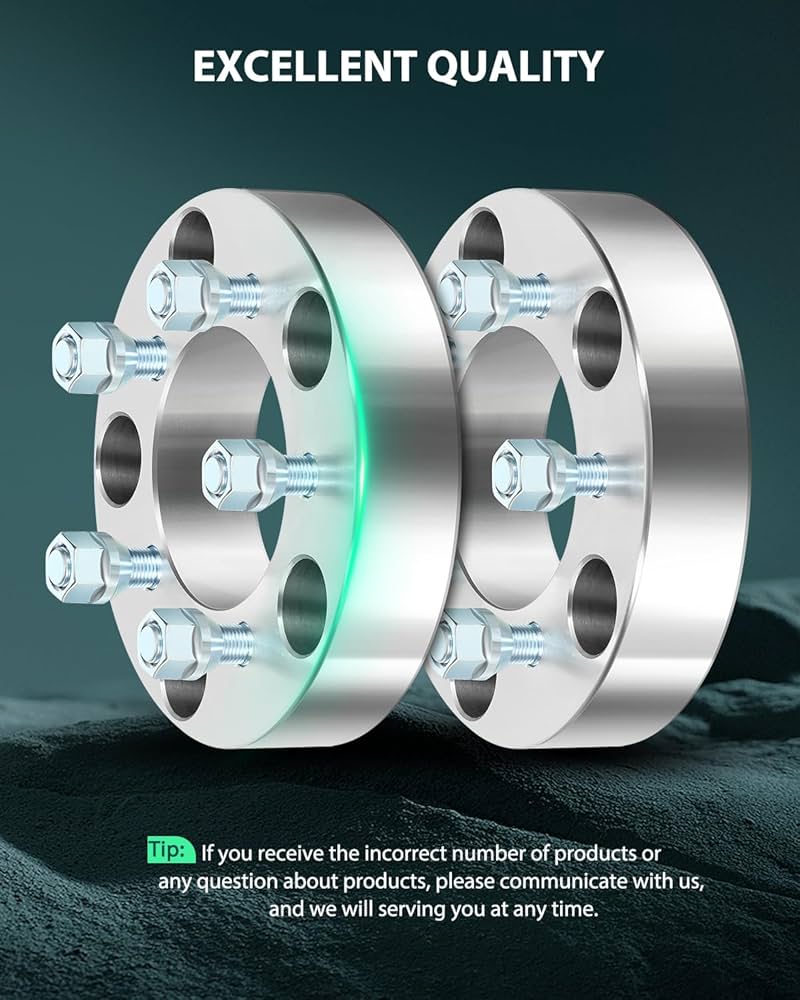 ◆MIN 2Pcs 1.5 inches 5x5.5 to 5x5 5 Lug Wheel Spacers For 05-11
