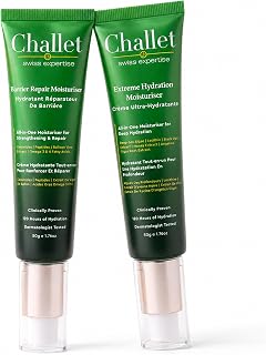 Challet Swiss Expertise Barrier Repair & Extreme Hydration Moisturizer Cream 100g (50g each) Price In India