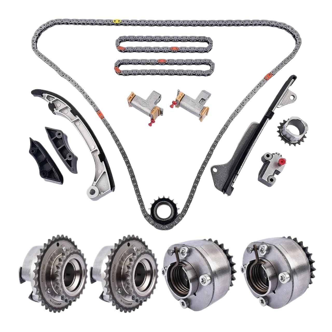 Zestaw paska rozrządu samochodowego Zestaw łańcucha rozrządu 1 szt., koło zębate wałka pasujące do silnika Toyota Avalon Camry Sienna Highlander 3.5