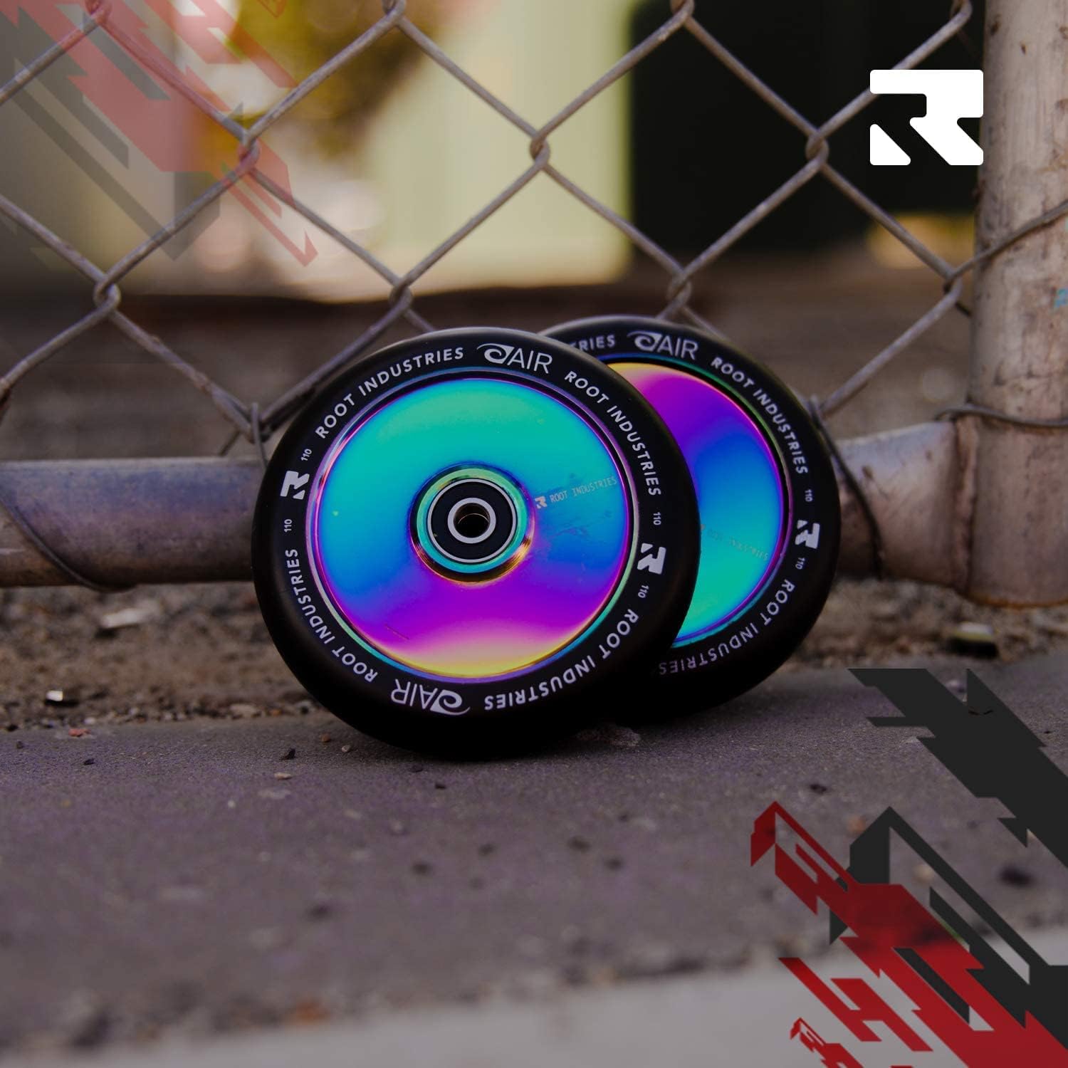 Root Industries - AIR Wheels 110mm – 120mm Pro Scooter Pair – Fits Most Setups – 24mm x 110mm–120mm – Bearings Installed – 90 Day Warranty