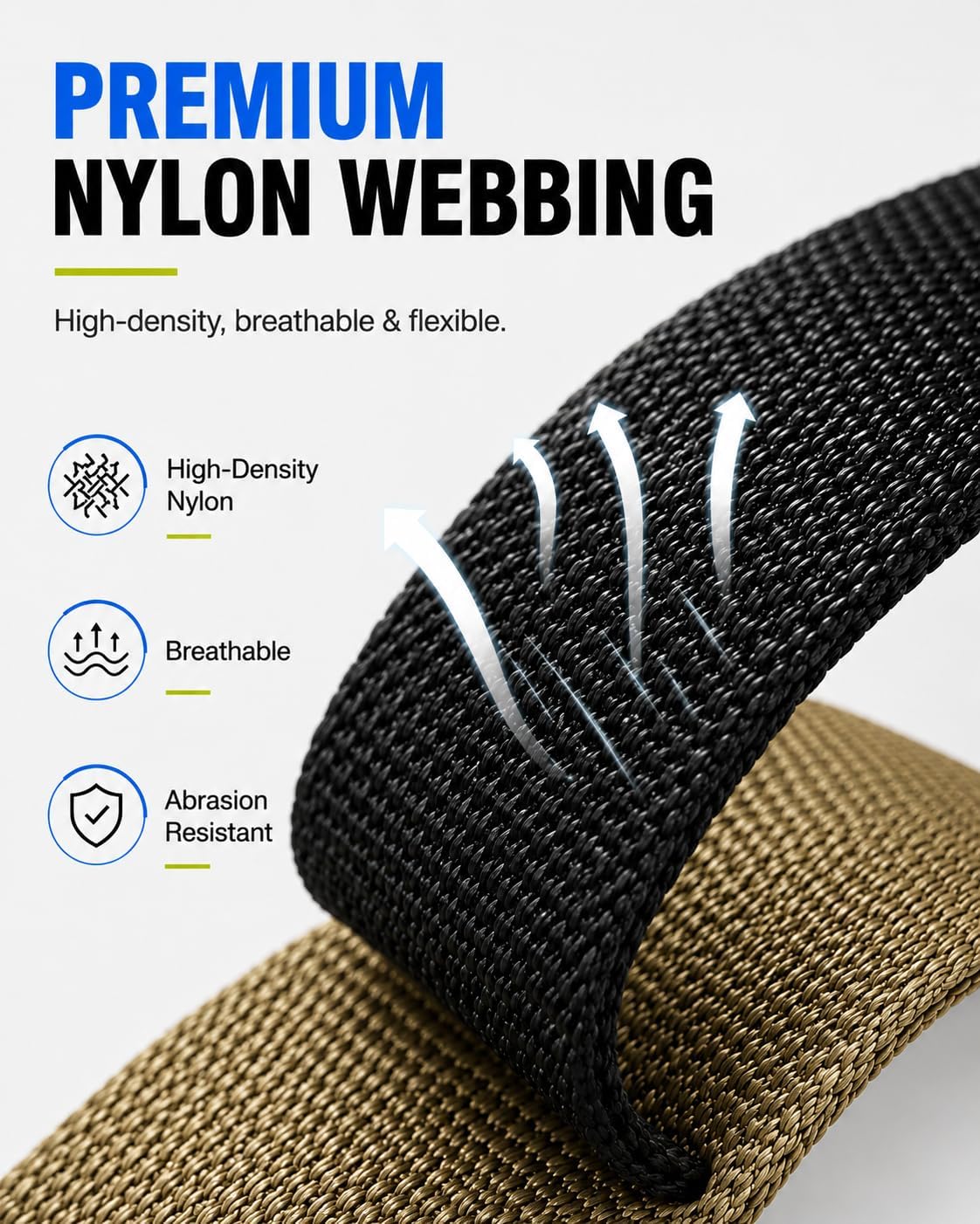 Mens Belt, Tactical Military Utility Rigger Work 1.25 Inch Belts for Men Women with Quick Release Buckle