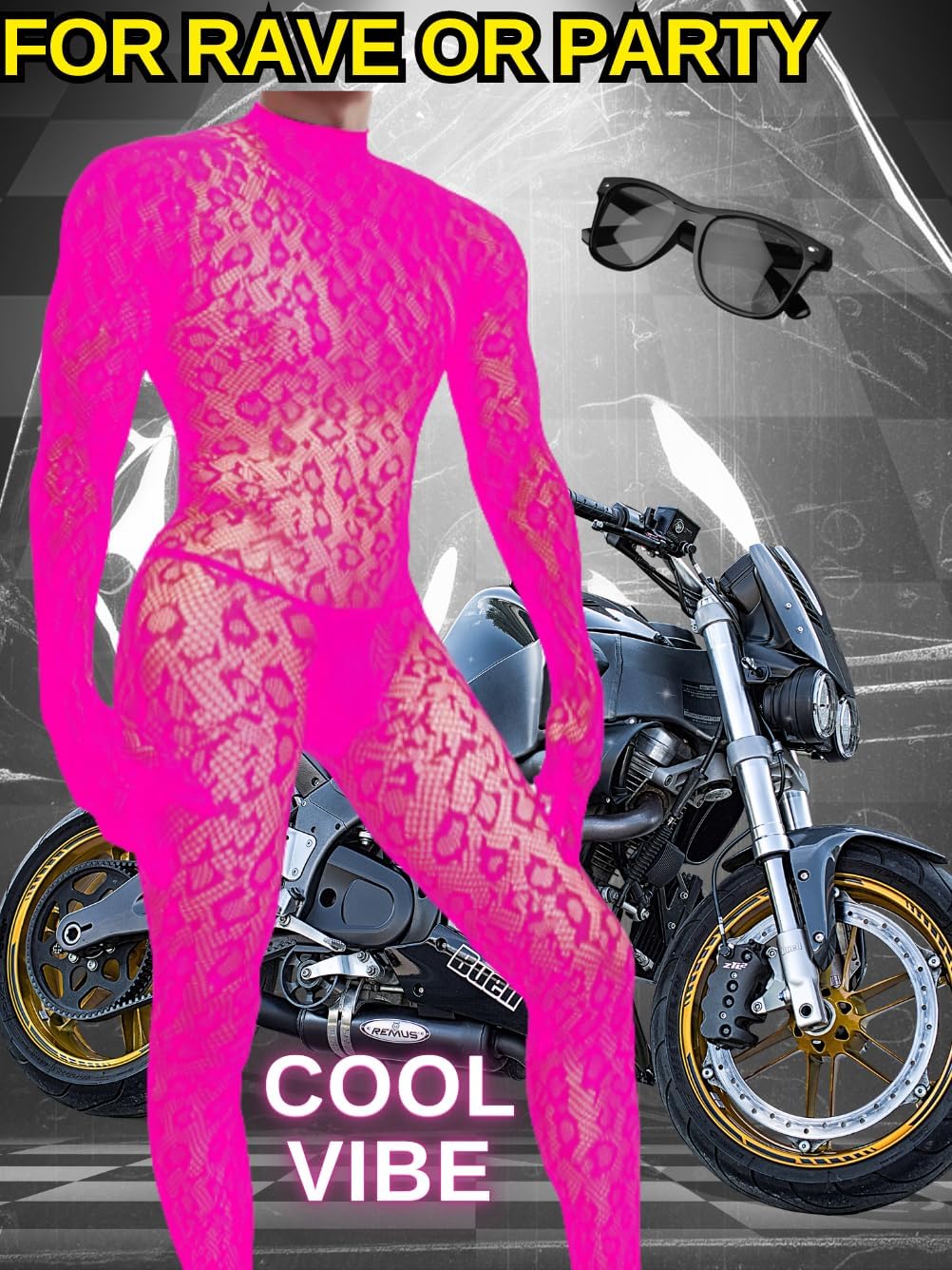 Rave Outfits For Men, Festival Party Clubwear, Leopard One Piece Full Lace Jumpsuit, Sexy Lingerie Costume Bodysuit - Image 4