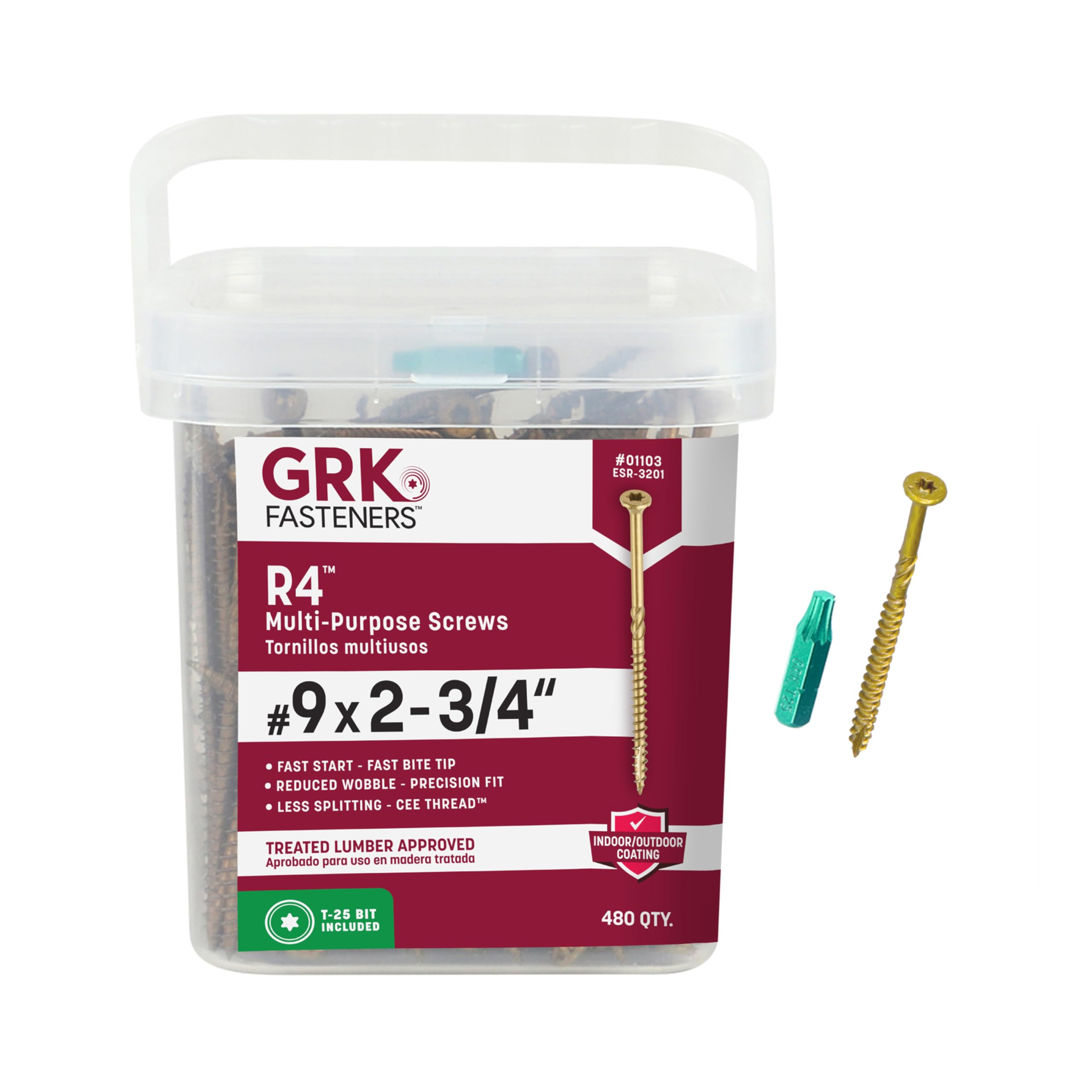 Amazon.com: GRK Fasteners R4#9 x 2-3/4 Inch, Multi-Purpose Framing
