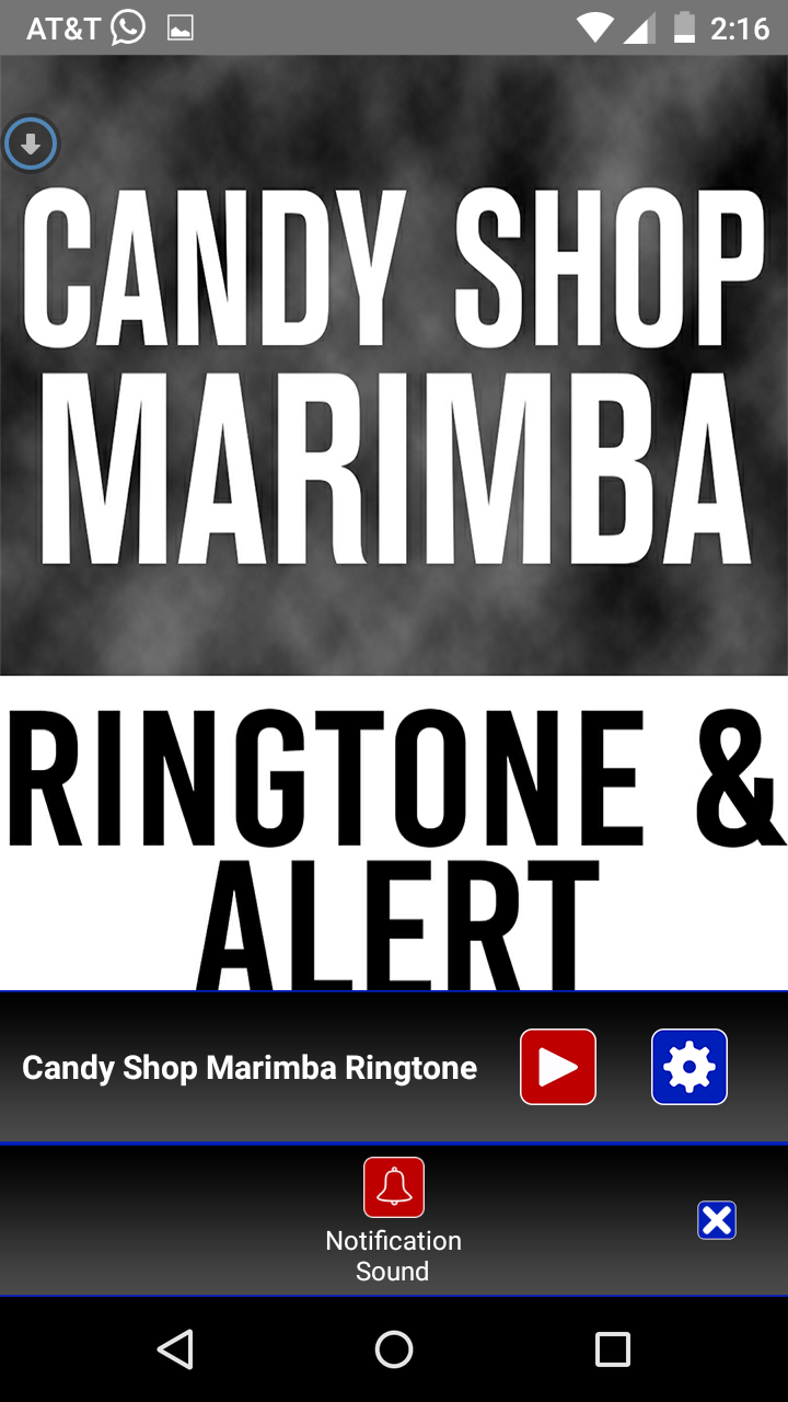 Candy Shop Marimba Ringtone and Alert App on Amazon Appstore