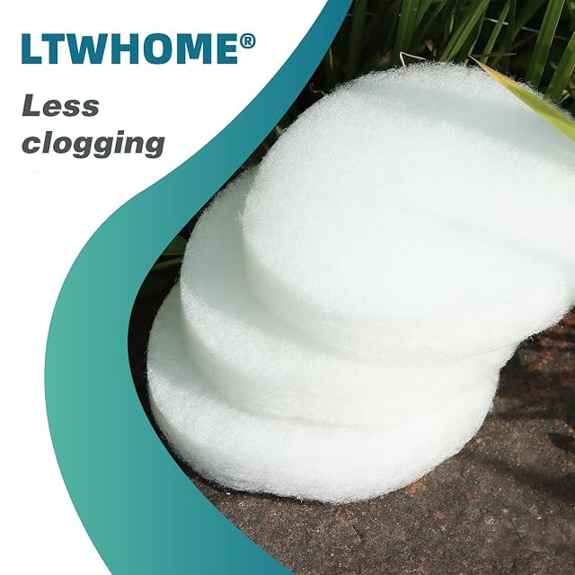 Foto 4 de 5 de LTWHOME Estera de Esponja de Filtro Media Fina Adecuada para Eheim Ecco Pro 130/200/300 Ecco 2232/2234/2236…