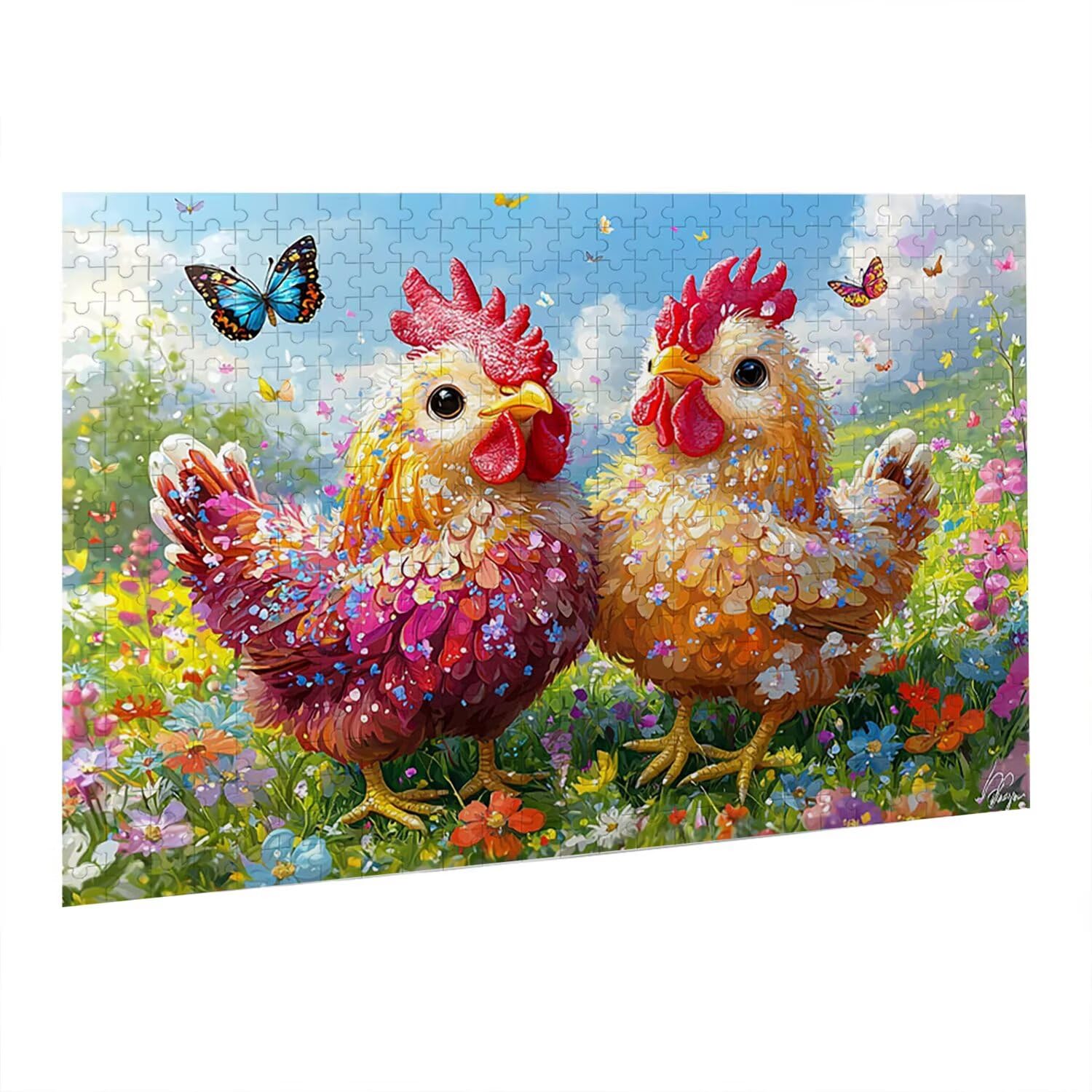 Wiesen Puzzle 4000 Teile, 3D Puzzle Erwachsene, EIN Herausforderndes Rätsel, Puzzlespiele für Die Ganze Familie, Geschenke für Männer, Frauen, Weihnachtspuzzle Home Dekoration Thema: Wiesen fr0-1048