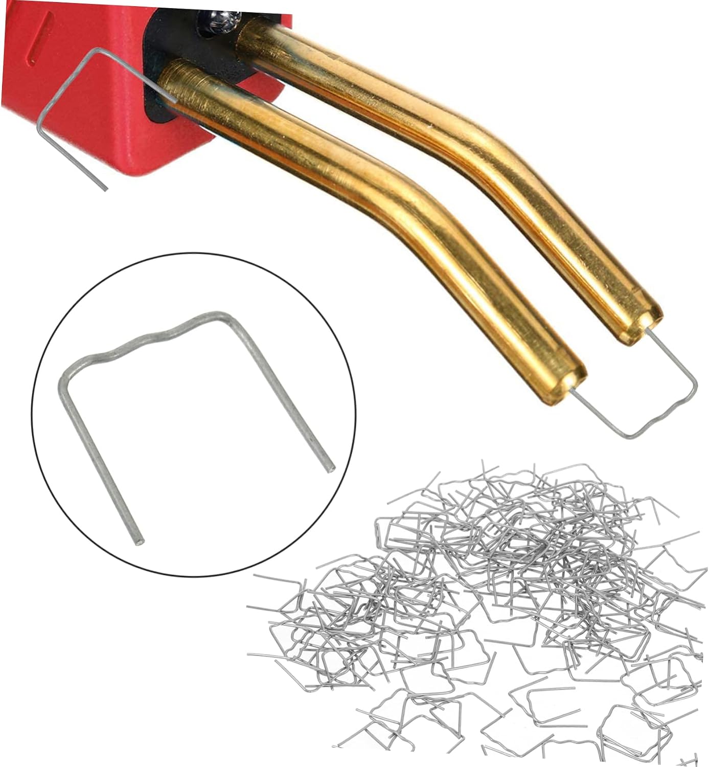 GLEAVI 1000pcs Flat Angle Bumper Repair Welding Rods for Car Repairs Wire Compatible Welding Tools Strong Seam Easy to Use