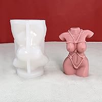 Vista 4 de Moldes para Velas - Molde de Silicona para Hacer Velas, Moldes 3D de Bricolaje para Cera de Soja, Cera de Abeja, Vela Aromática, Regalos del Día