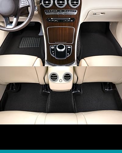 Miniatura 2 de 3D MAXpider Tapete elegante de ajuste personalizado (negro) para Tesla Model Y 2020-2022, juego completo