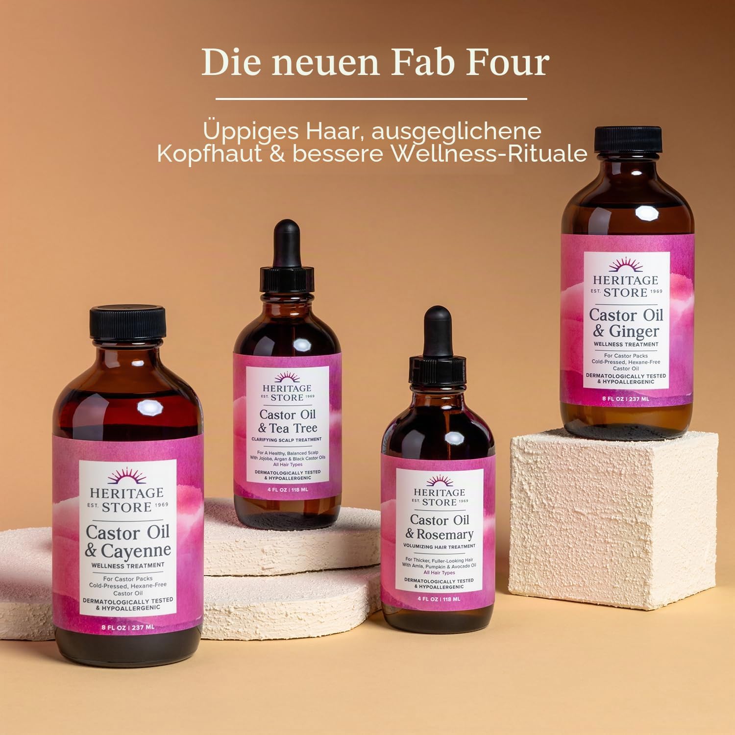 Biologische Castorolie koud geperst - 480ml