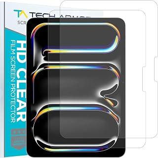Tech Armor for iPad Air 13 / Pro 13, Anti-Glare Screen Protector -2 Pack