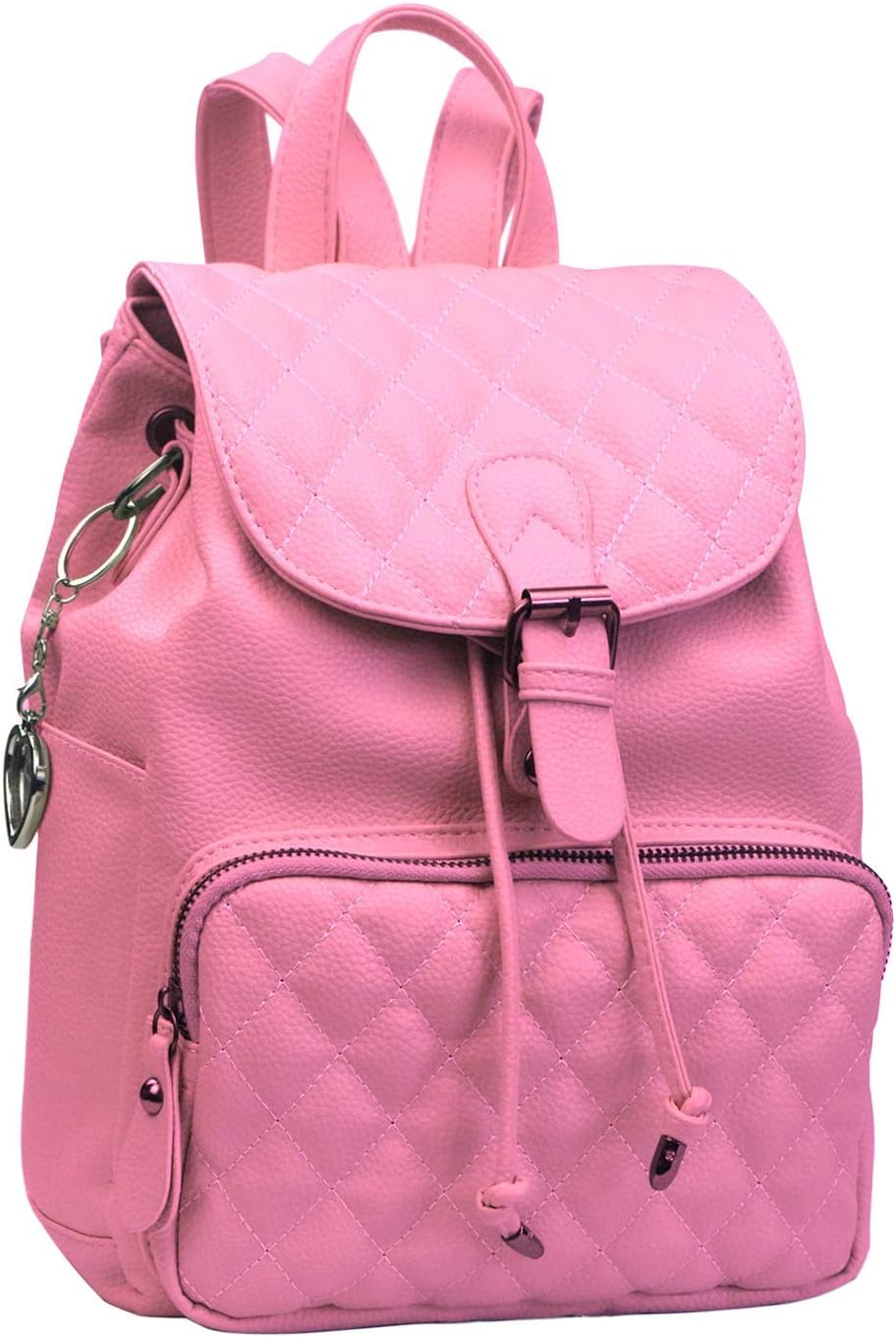Alice Fashion Women Suture Rhombic Backpack Waterproof Anti-theft Lightweight PU Leather Shoulder Diagonal Bag Travel Ladies Purse