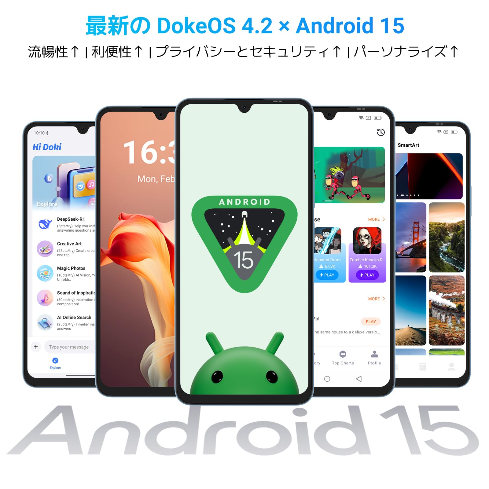 Amazon.co.jp: OSCAL TIGER8 5G Sim-Free Smartphone, Android 15