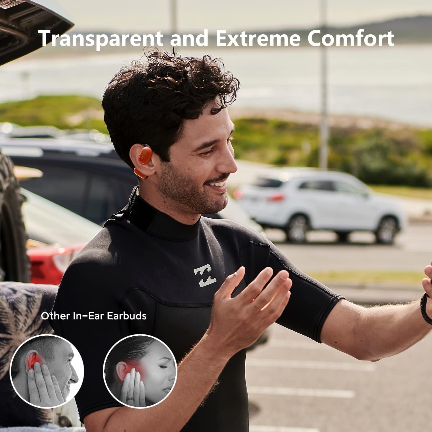 oladance open ear headphones bluetooth 5 2 wireless earbuds for android iphone open ear earbuds with dual 16 5mm dynamic drivers up to 94 hours pl