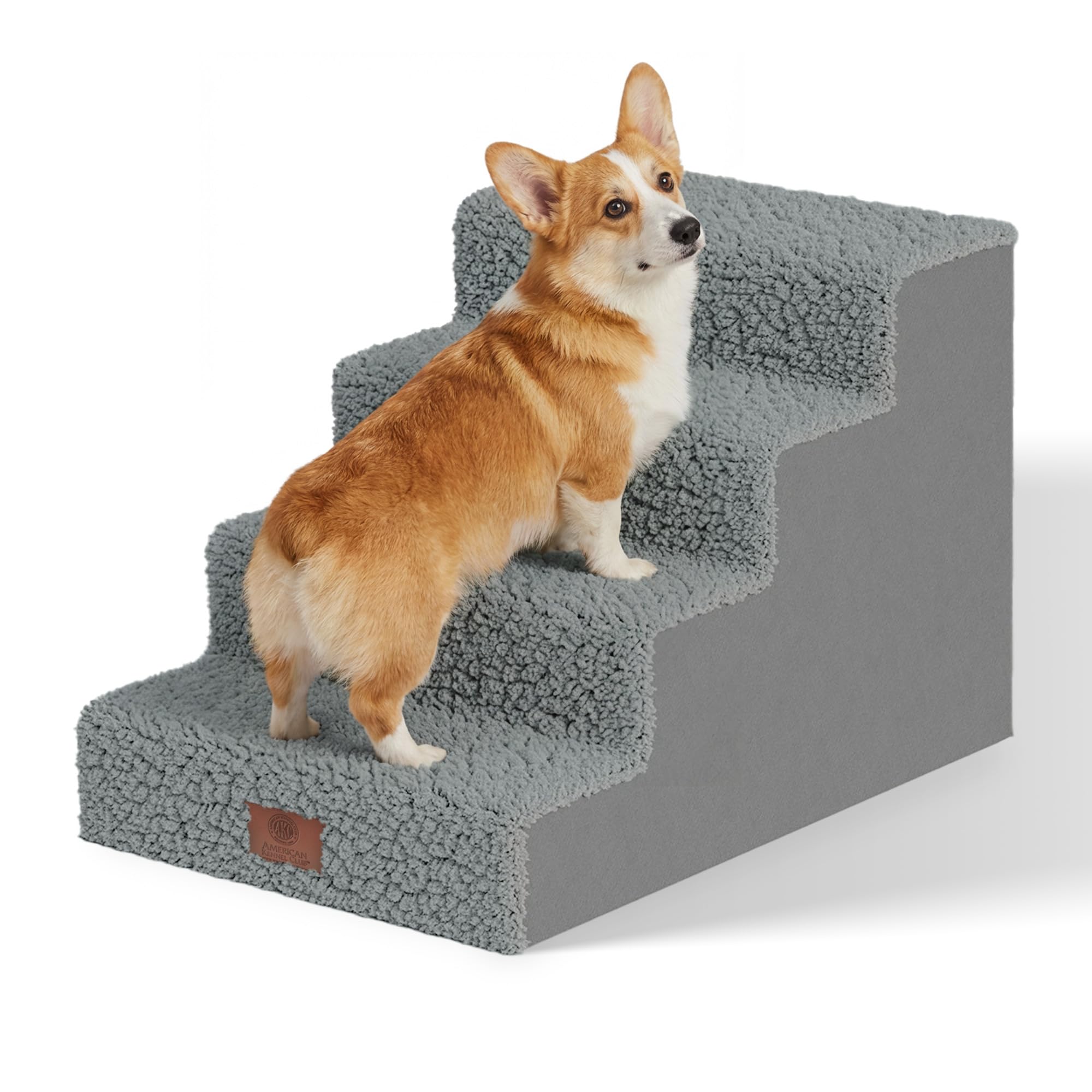 Amazon.com : AKC – 4-Step Pet Stairs for Beds & Couch | Built for