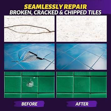 COCONIX Tile & Ceramic Repair Kit for Chips, Cracks, Stone, Marble & Quartz