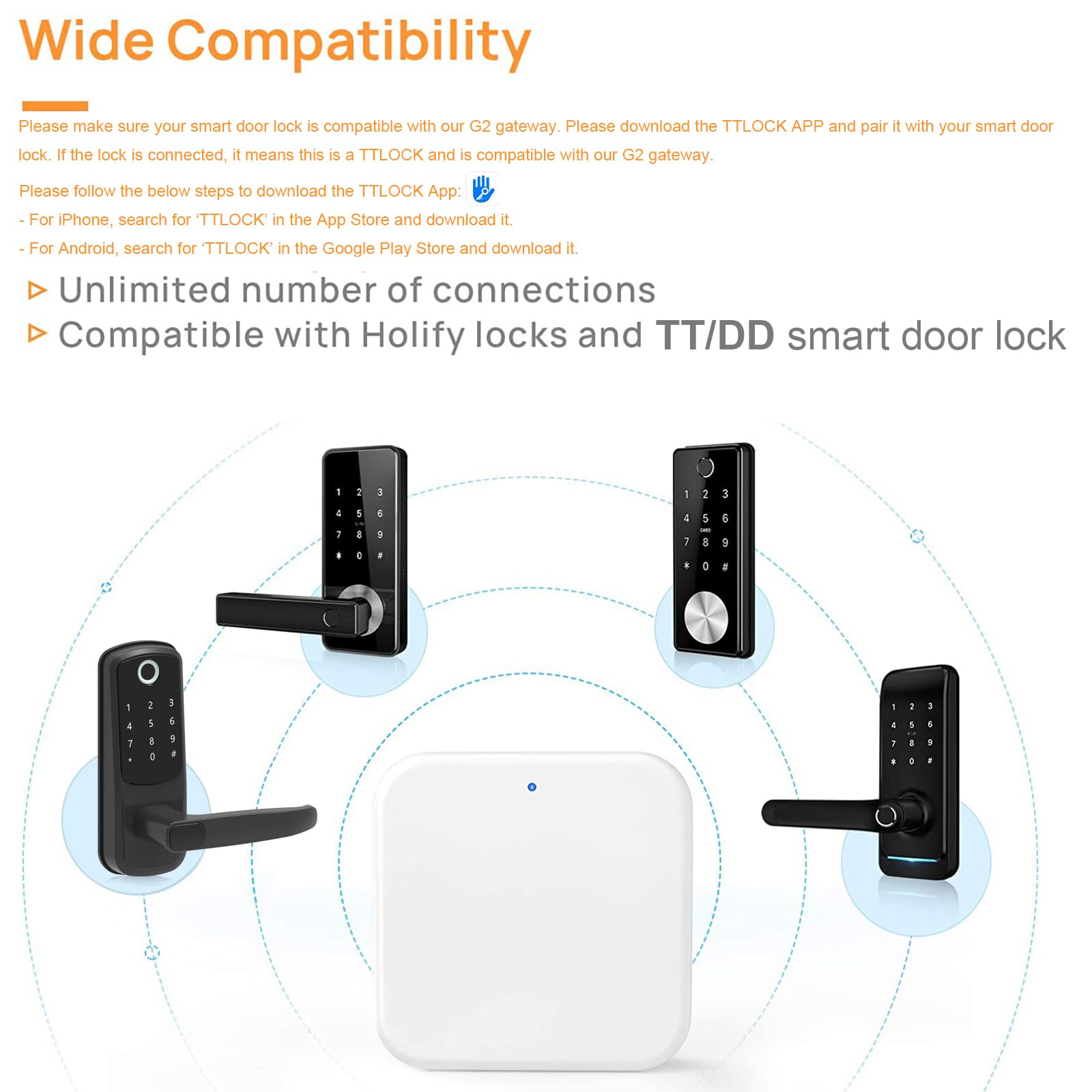 TT Lock Gateway - Smart Door Lock Remote Control -8