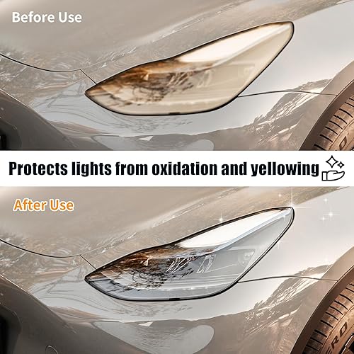 Miniatura 7 de Decoree - Película protectora de pintura transparente para automóviles de 12 x 60 pulgadas, motocicletas o bicicletas eléctricas 7.5 mil de grosor,