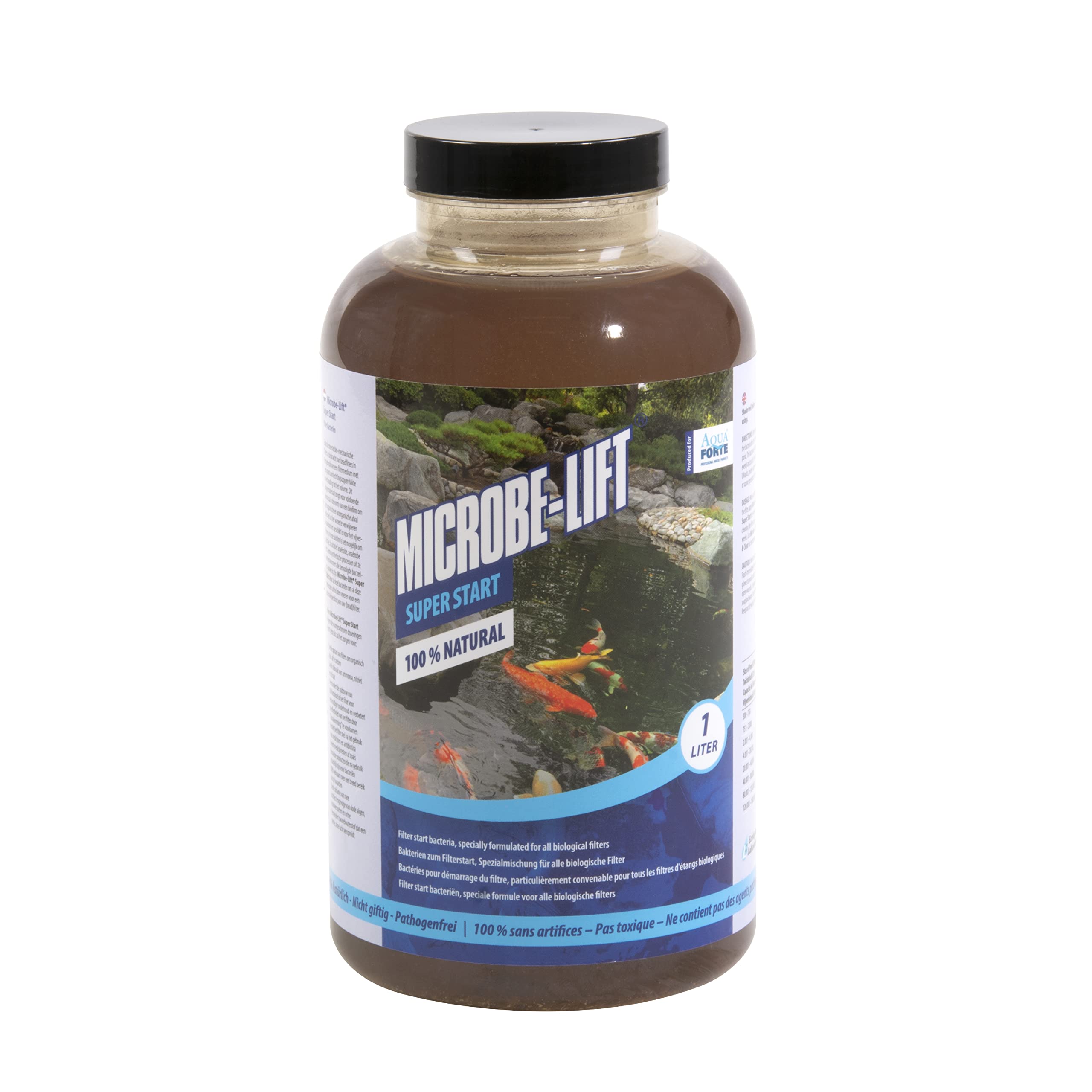 Bactéries de filtration liquide démarrage rapide filtre à billes Aquaforte 1 Litre