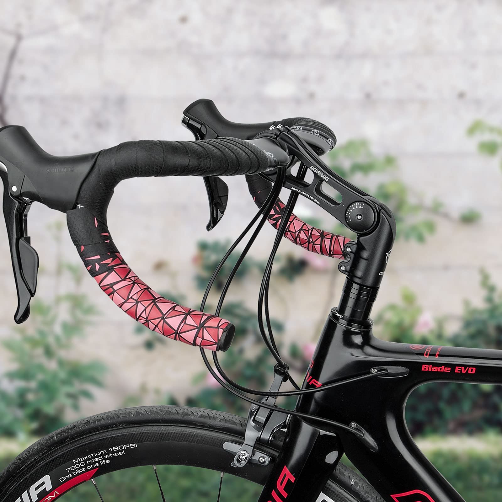 Potence de vélo – Potence de vélo réglable à 130 degrés – 75 mm, 90 mm, 130 mm – Rehausseur de potence de guidon pour guidon de 31,8 (2,5 à 0,6 cm), convient à la plupart des VTT, vélos de route, BMX