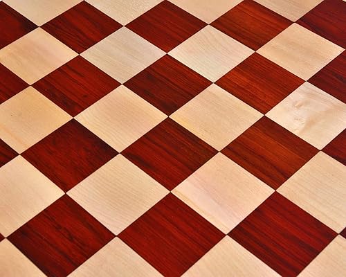 Miniatura 6 de Solid Wooden Chess Board Blood Red Bud Rosewood (Padauk) 23" - 60 mm