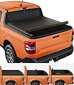 TIPTOP Soft Roll-Up Tonneau Cover Truck Bed for 2022 2023 2024 2025 Ford Maverick 4.6ft Bed (54.4
