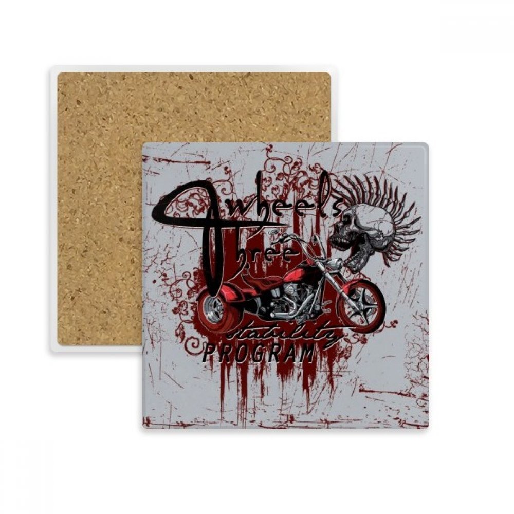 Coaster Moteur Skeleton place dessous de verre absorbant pour tasse de bureau