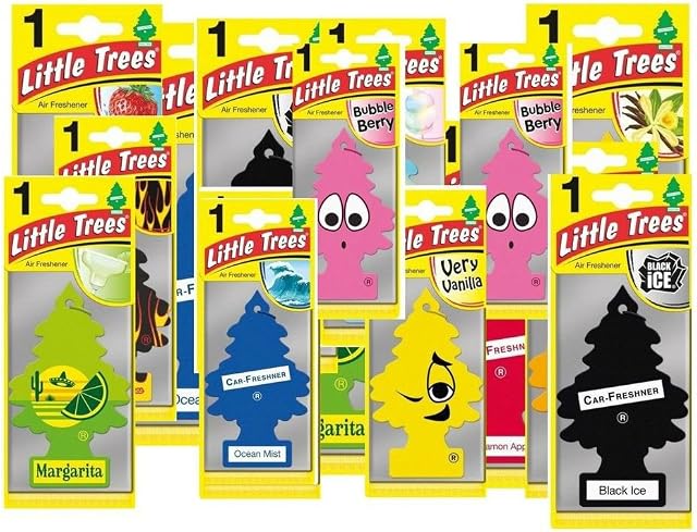 Little Trees Magic Maison de voiture d'arbre Air Freshener Freshner Parfum parfum Aroma Scent - Mélanger (36 Boîte)