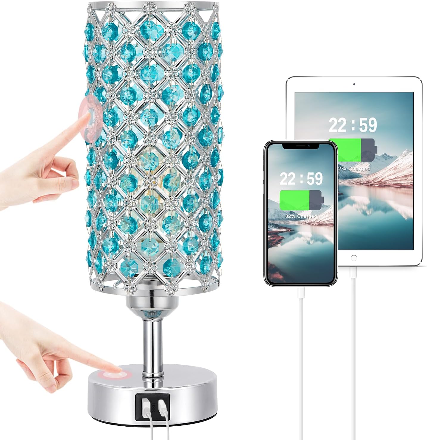 Crystal Table Lamp