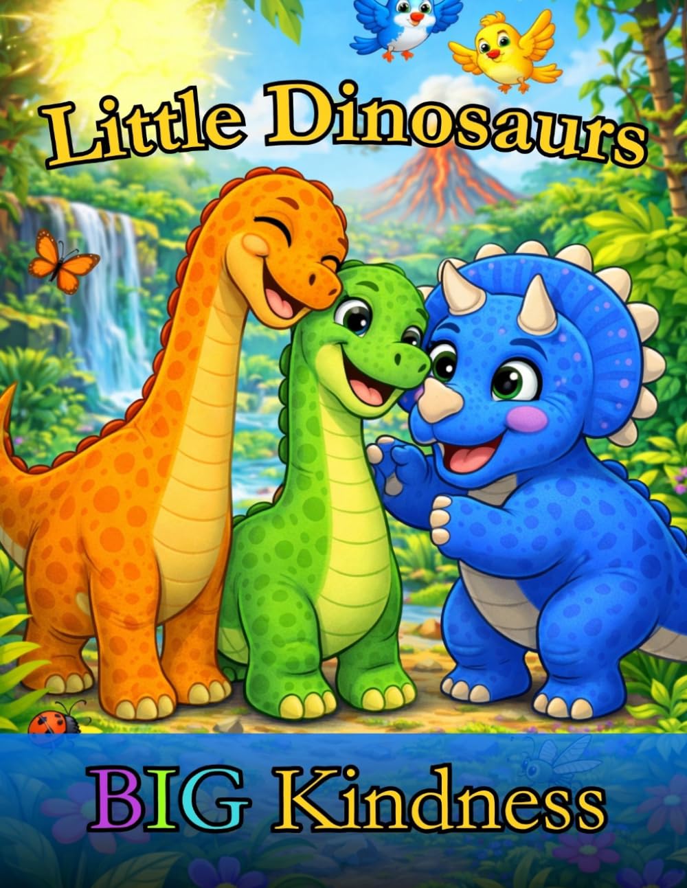 Little Dinosaurs, BIG Kindness: A Heartwarming Dino Jungle Story About Sharing, Friendship, and Kind Words