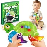 3 otters Color Sorting Toy, Matching Games for Toddlers Sensory Fidget Toy for Kids Fine Motor Matching Games for Preschool Activities Travel Essential