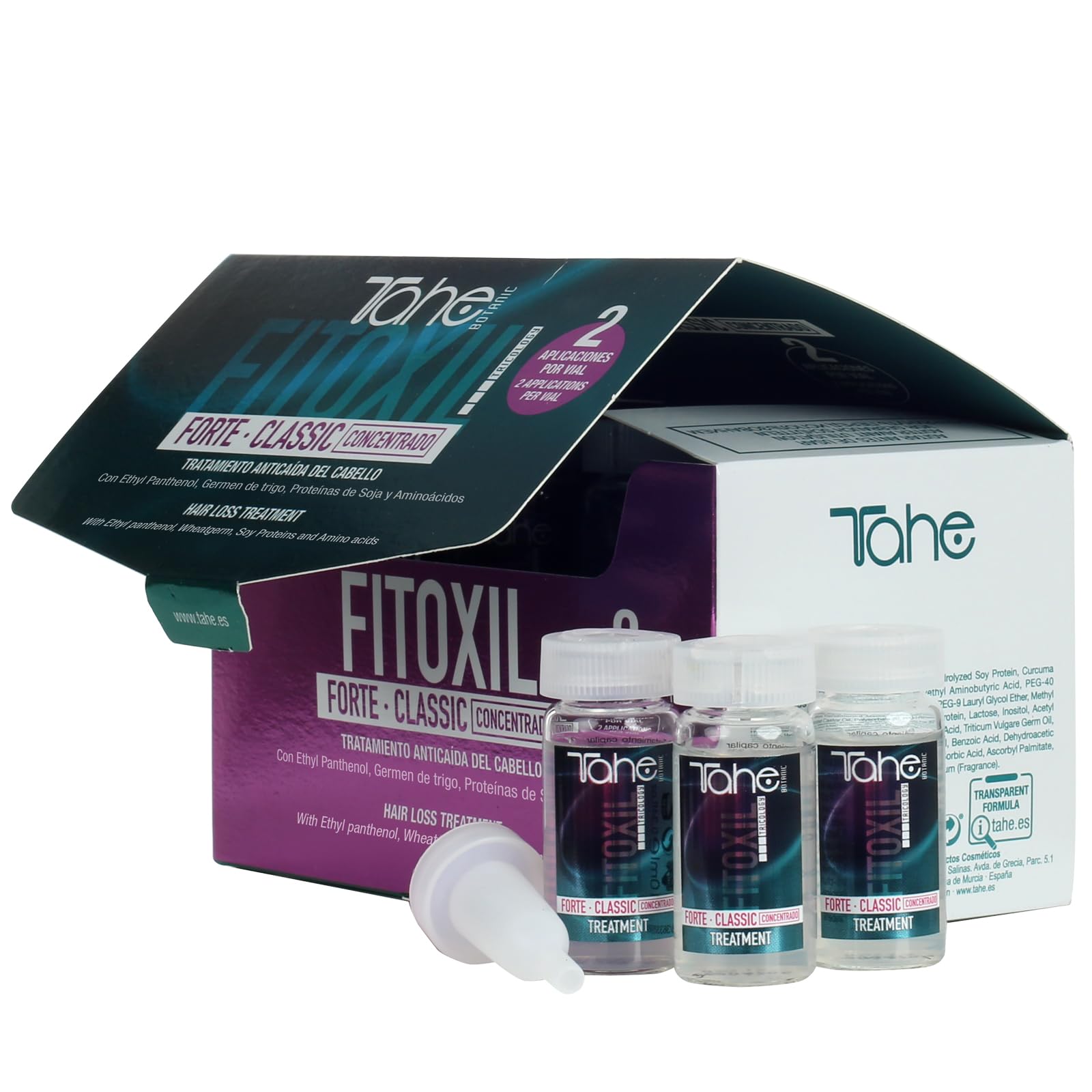 Taha Botanic Fitoxil Forte Classic Anti-Hair Loss Treatment, 6 x 10 ml