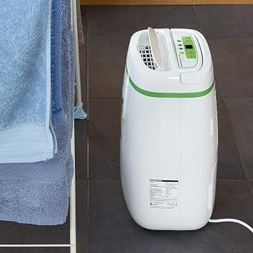 Meaco 12L/Day Low Energy Dehumidifier for home With Air Purifier Hepa Filter, Timer Function, for Damp and Condensation Mould Removal Laundry Drying Exclusive 12 Litre