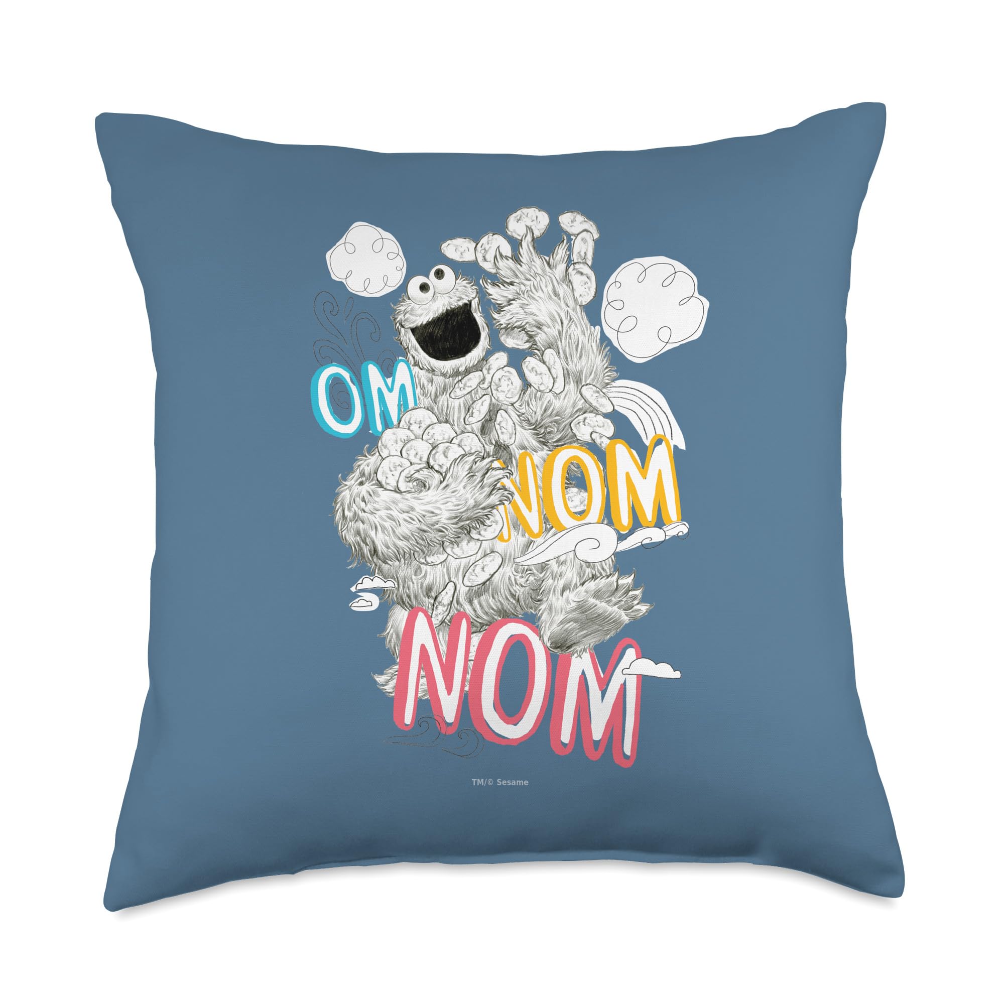 Coussin Cookie Monster Sesame Street idee cadeau originale pour anniversaire et passionnes