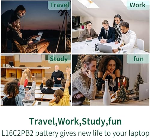Miniatura 5 de Batería de repuesto L16C2PB2 para Lenovo IdeaPad 320 330 S145 320-15abr 320-15ikb 320-17ikb 330-15ikb 330-15ast 330-17ikb S145-15iwl S145-14iwl