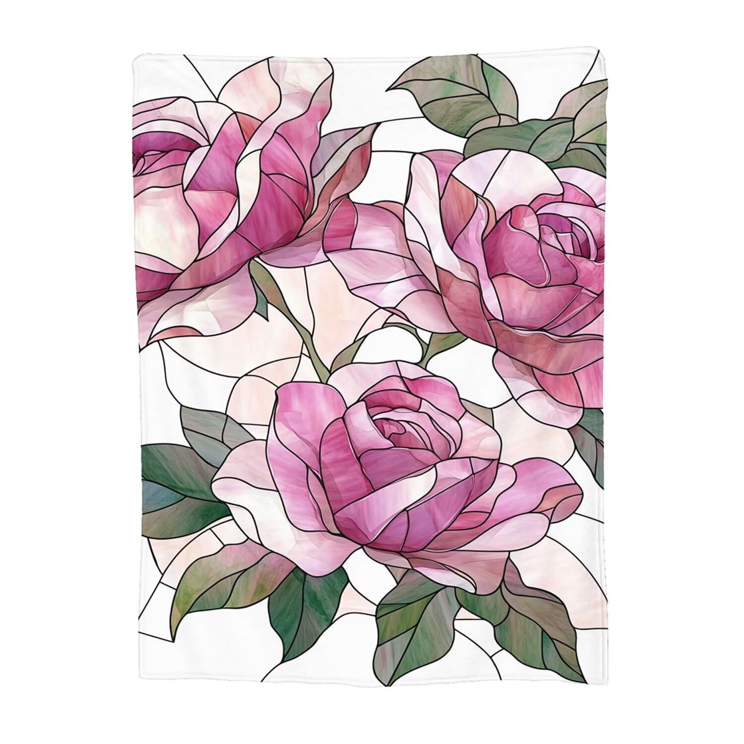 Couverture polaire rose pour canapé et voyage, plaid de lit chaud pour cocooning maison