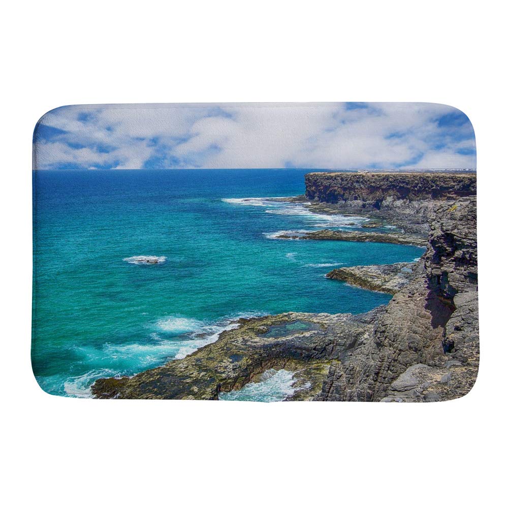 Tapis de bain plage et mer pour transformer votre salle de bain