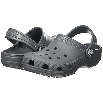 Crocs Kids Classic Clogs (Little Kid/Big Kid) Kids Shoes Slate Grey