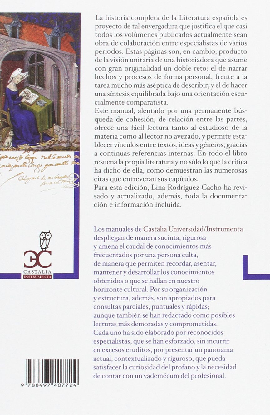 Manual de Historia de la Literatura española 2 - Siglos XVIII al XX (hasta 1975)