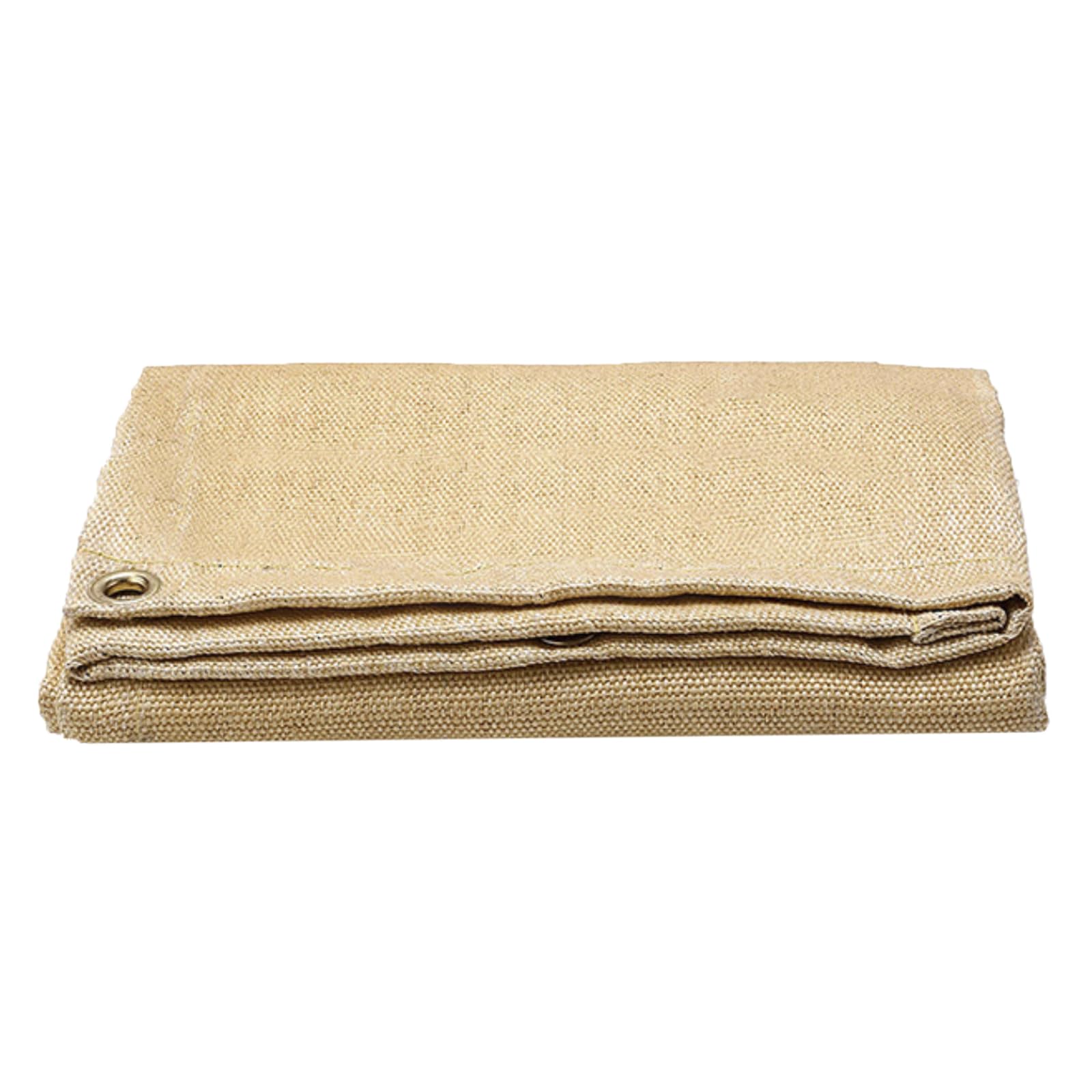 Manta Ignífuga con Ojales, Manta Cortafuegos de Fibra de Vidrio Resistente hasta 1000 ℃, Cobija Extintora para Hogar,Cocina,Chimenea,Almacén,Automóviles,1.8x2.4M/6x8FT
