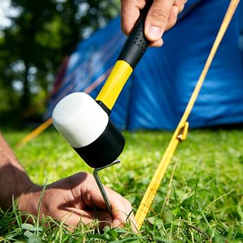 Rubber Mallet Rubber Hammer 12oz, 2Pcs