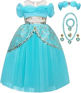Princess Costume for Girls Princess Dress Halloween Fancy Party Dress Princess Dress Up Clothes for Little Girls - Buy now