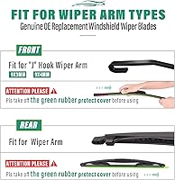 Vista 117 de 26" 20" 16" Windshield Wiper Blades Replacement for Dodge Grand Caravan 2008-2020 / Chrysler Town & Country 2008-2016 Premium All Weather Front Rear