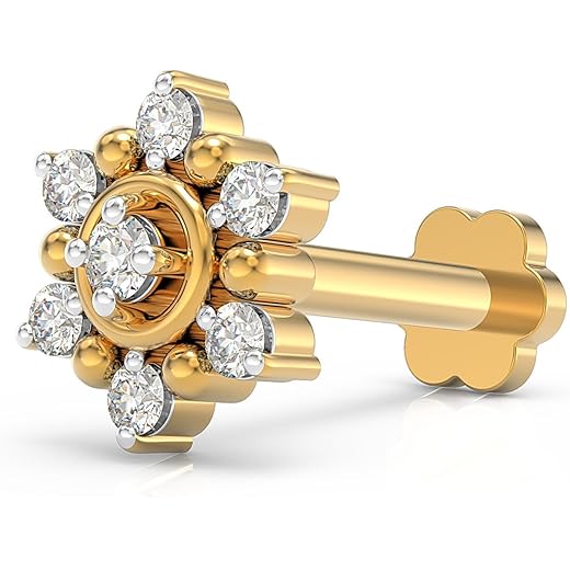 Celestial Halo Nose Pin 925 Sterling Silver